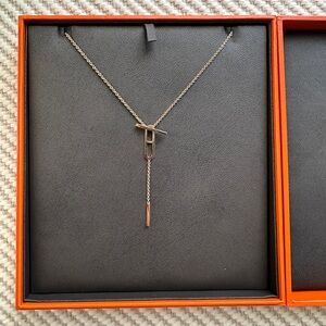 Hermes Ever Chaine d'Ancre Gold Necklace